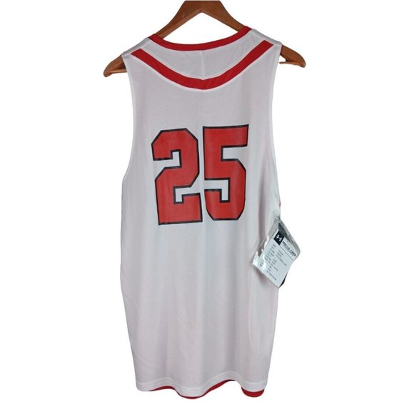 Under Armour Wisconsin Clutch 2 Reversible Basketball Jersey Men's SZ L - Picture 2 of 6